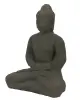 Product image 3 of the product “Seated Buddha Borobudur, 18cm high, cast lava stone, antique finish ”
